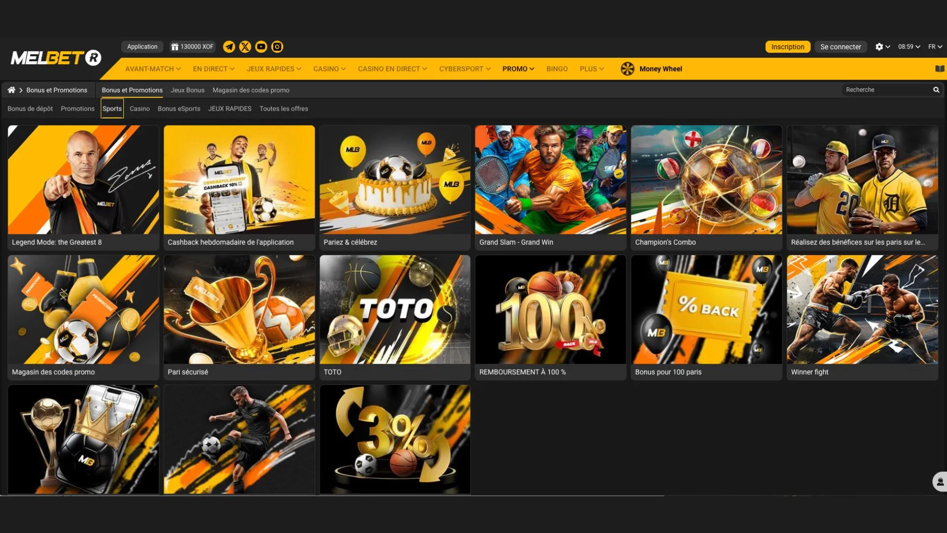 Melbet met en place de nombreuses promos sur le foot