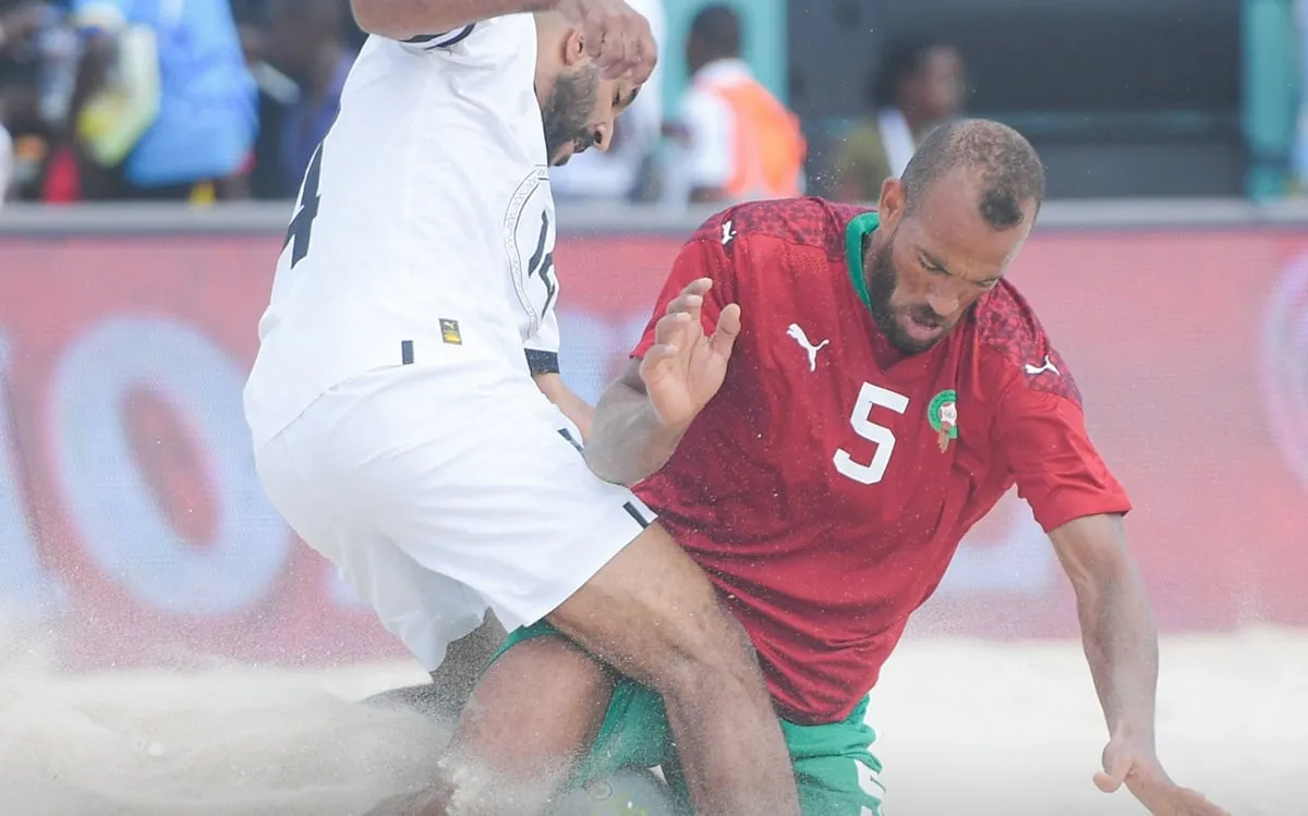 CAN Beach Soccer&nbsp;: l&rsquo;Egypte se venge du Maroc et d&eacute;fiera le S&eacute;n&eacute;gal en finale