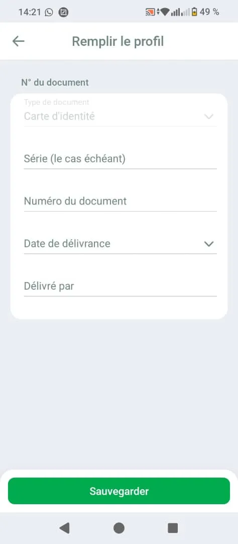 Fournir uniquement les pi&egrave;ces demand&eacute;es pour la v&eacute;rification du compte LInebet