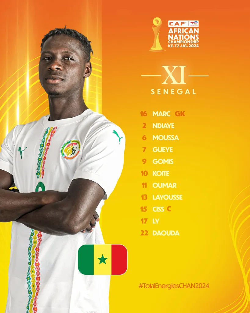 Compo Sénégal contre Maroc CHAN 2025