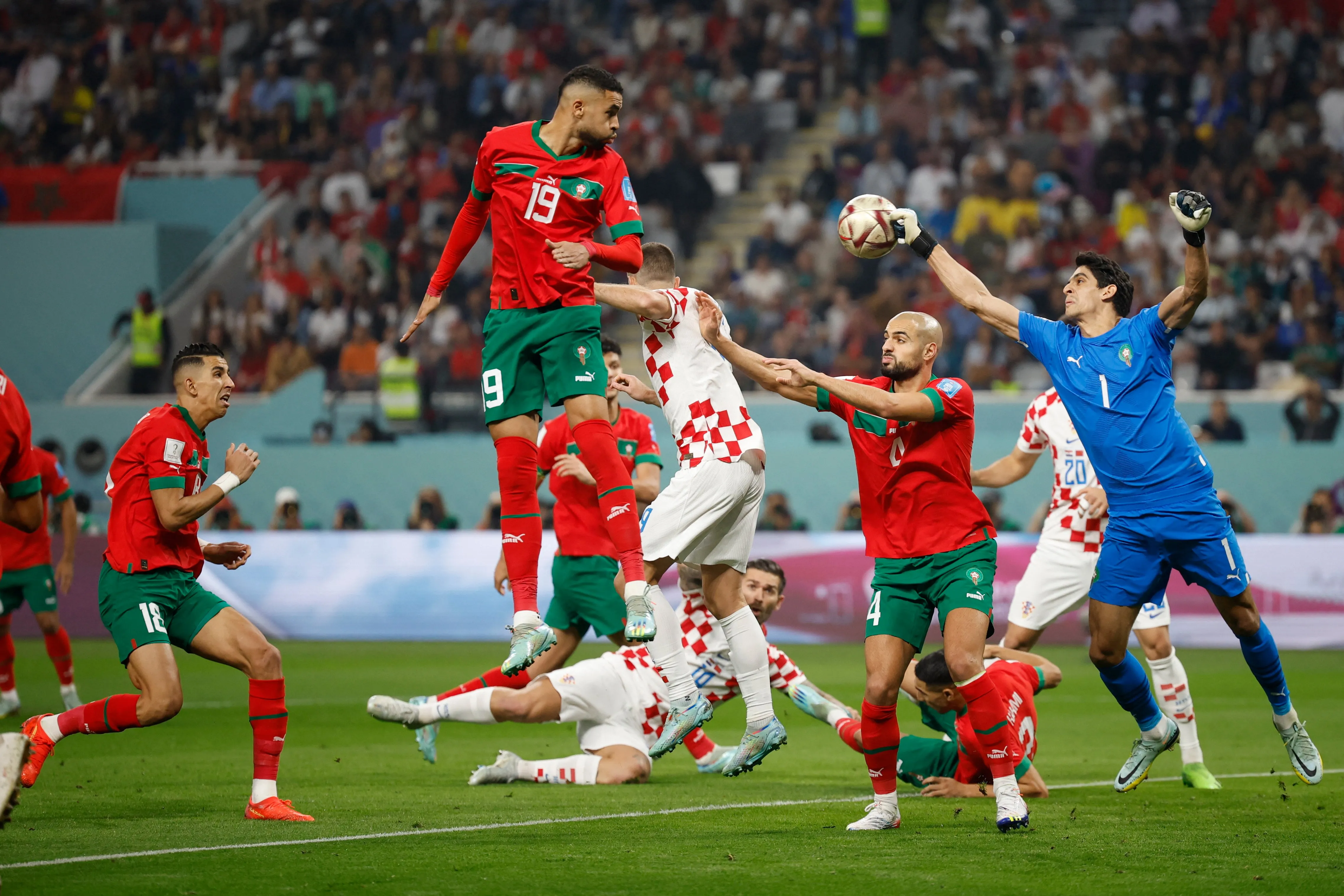 Youssef En-Nesyri et Sofyan Amrabat, maroc