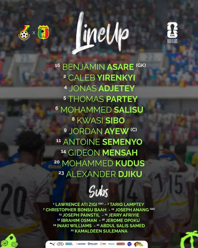 Compo Ghana contre Mali