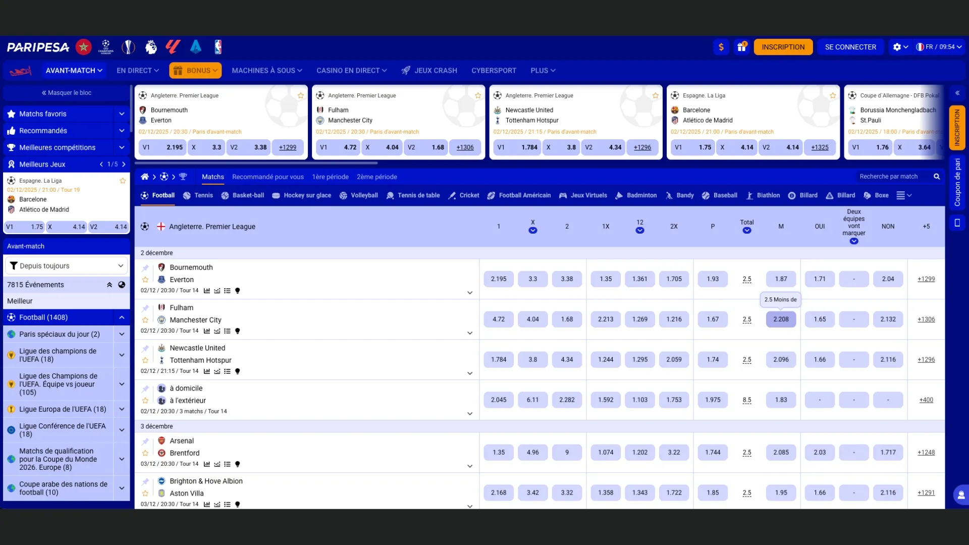 PariPesa est un tr&egrave;s bon site pour parier sur le Mondial de football 2026