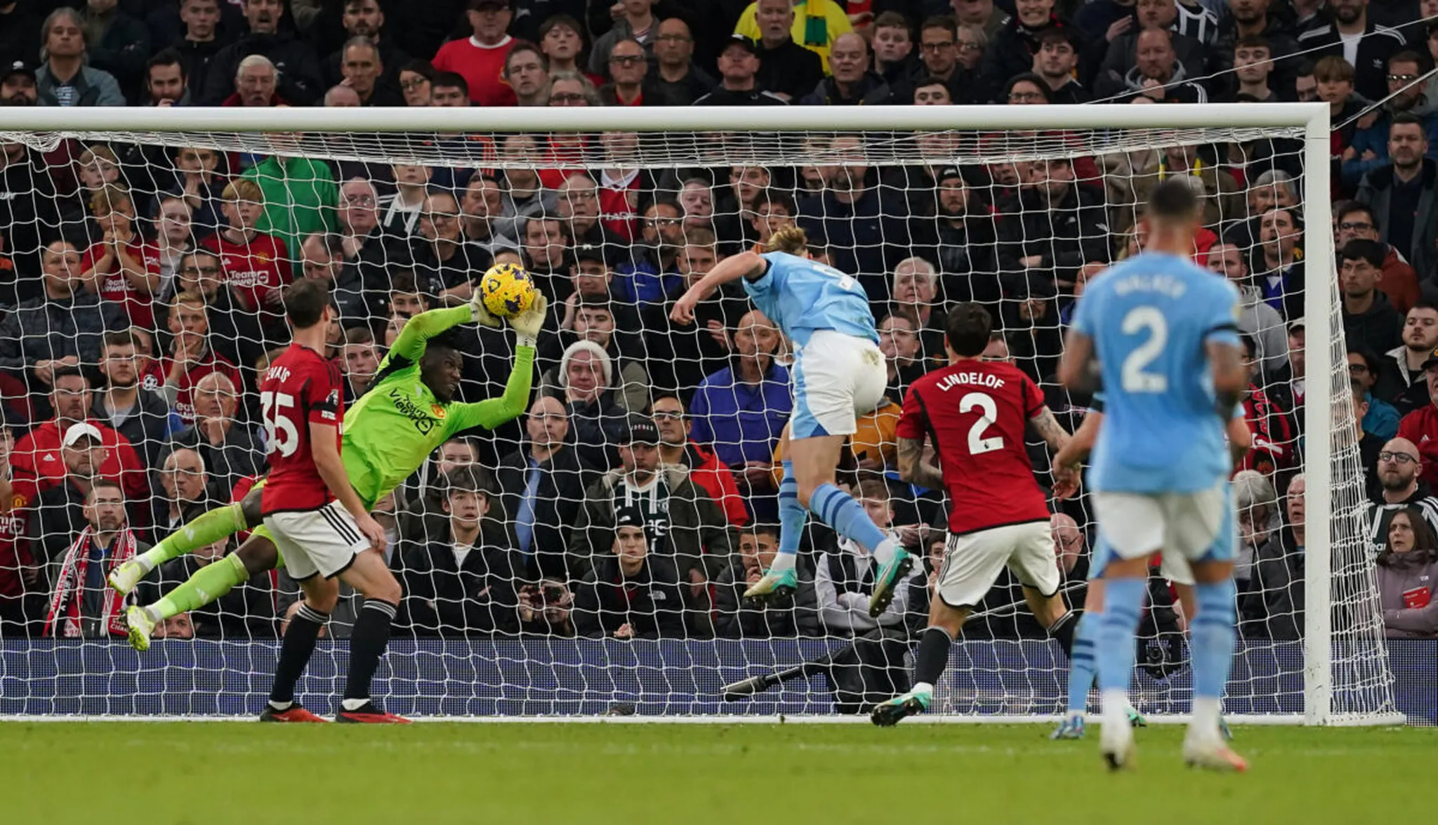 Manchester United, Manchester City, Andre Onana, Erling Haaland