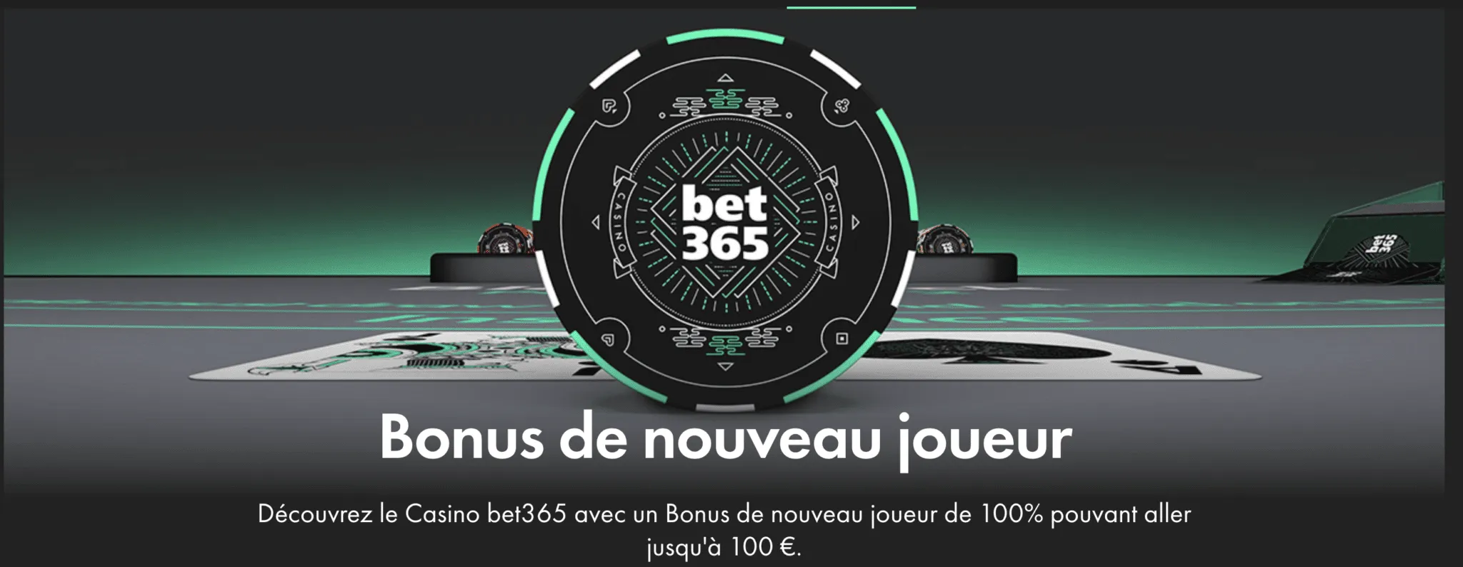 aperçu du bonus casino de bet365