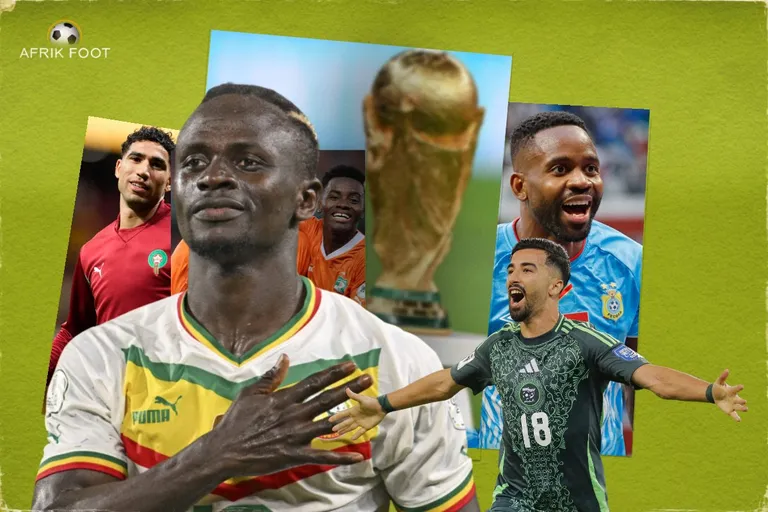 Les 10 qualifi&eacute;s africains pour la Coupe du monde 2026