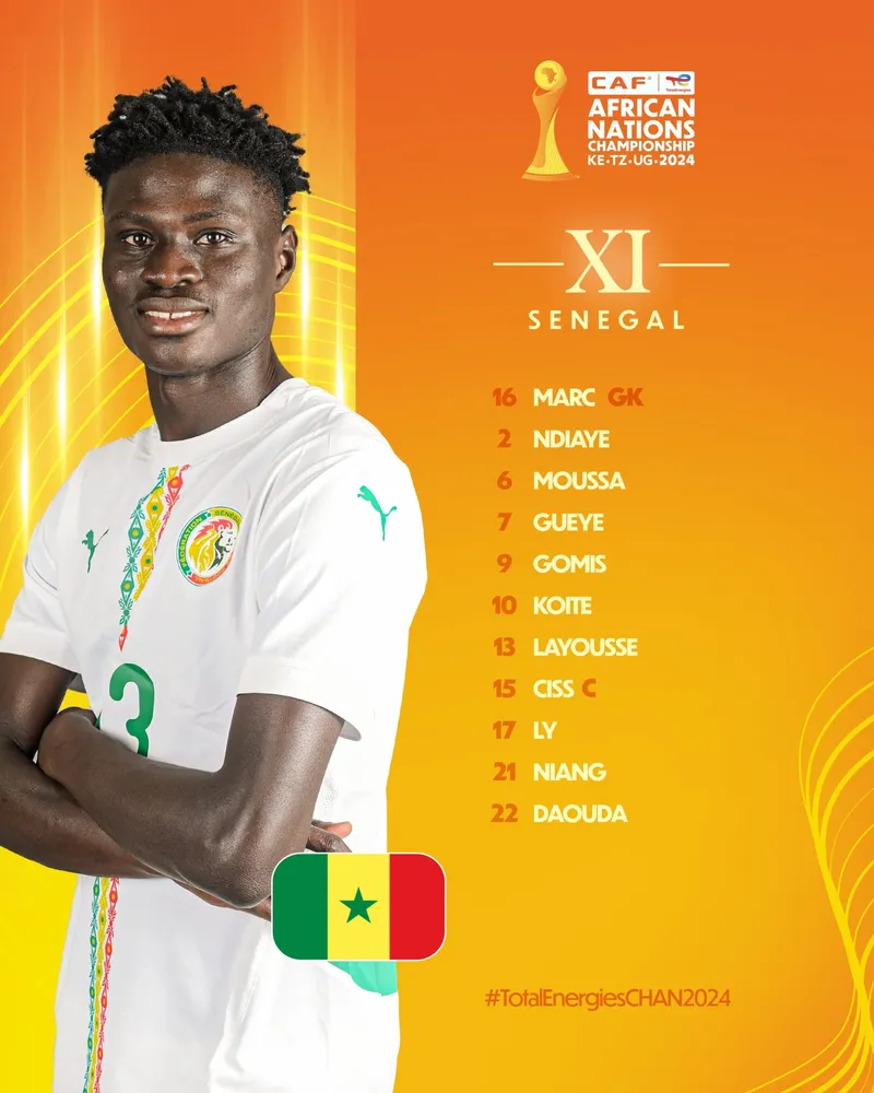 Compo S&eacute;n&eacute;gal A&rsquo; contre Congo A&rsquo; CHAN 2025