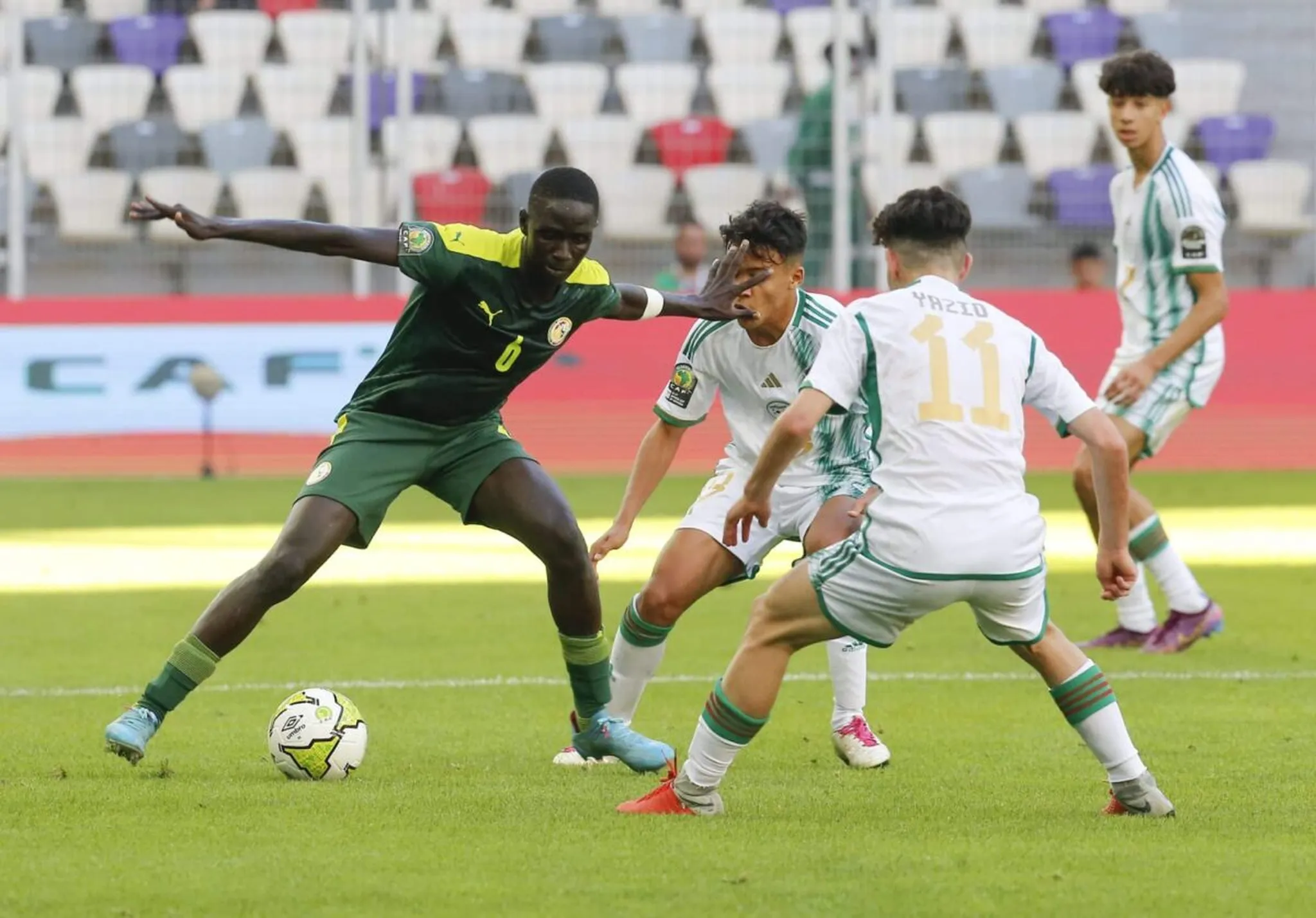 CAN U17&nbsp;: le S&eacute;n&eacute;gal humilie l&rsquo;Alg&eacute;rie et file en quarts