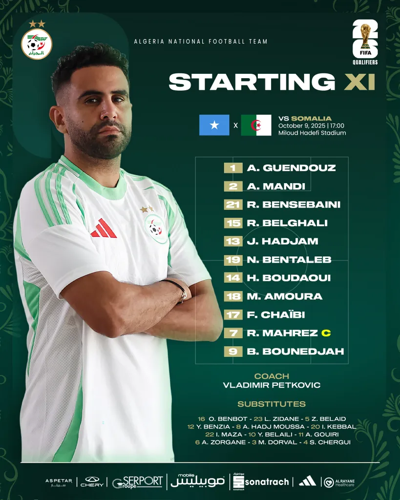 Compo Algérie contre Somalie