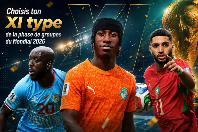 Coupe du monde 2026 : choisis ton &eacute;quipe-type de la phase de groupes !