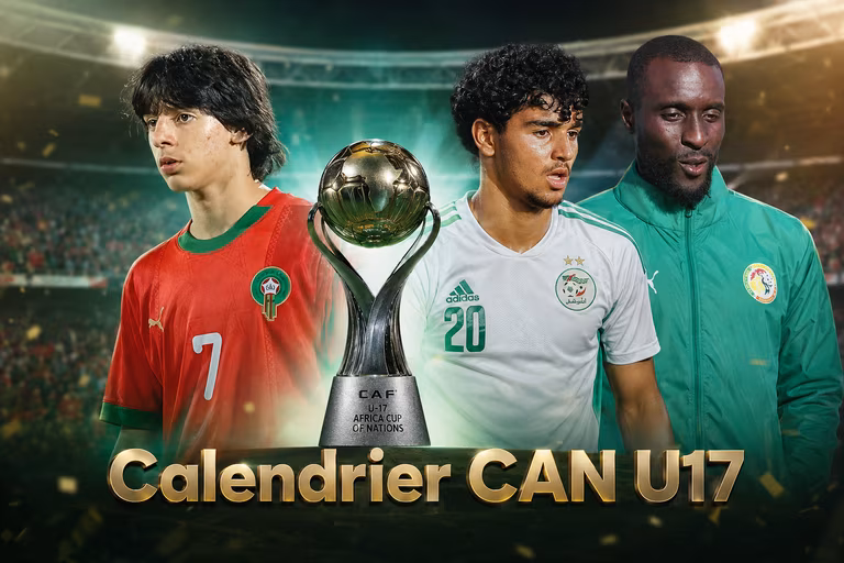 CAN U17 2026 : calendrier et r&eacute;sultats des matchs