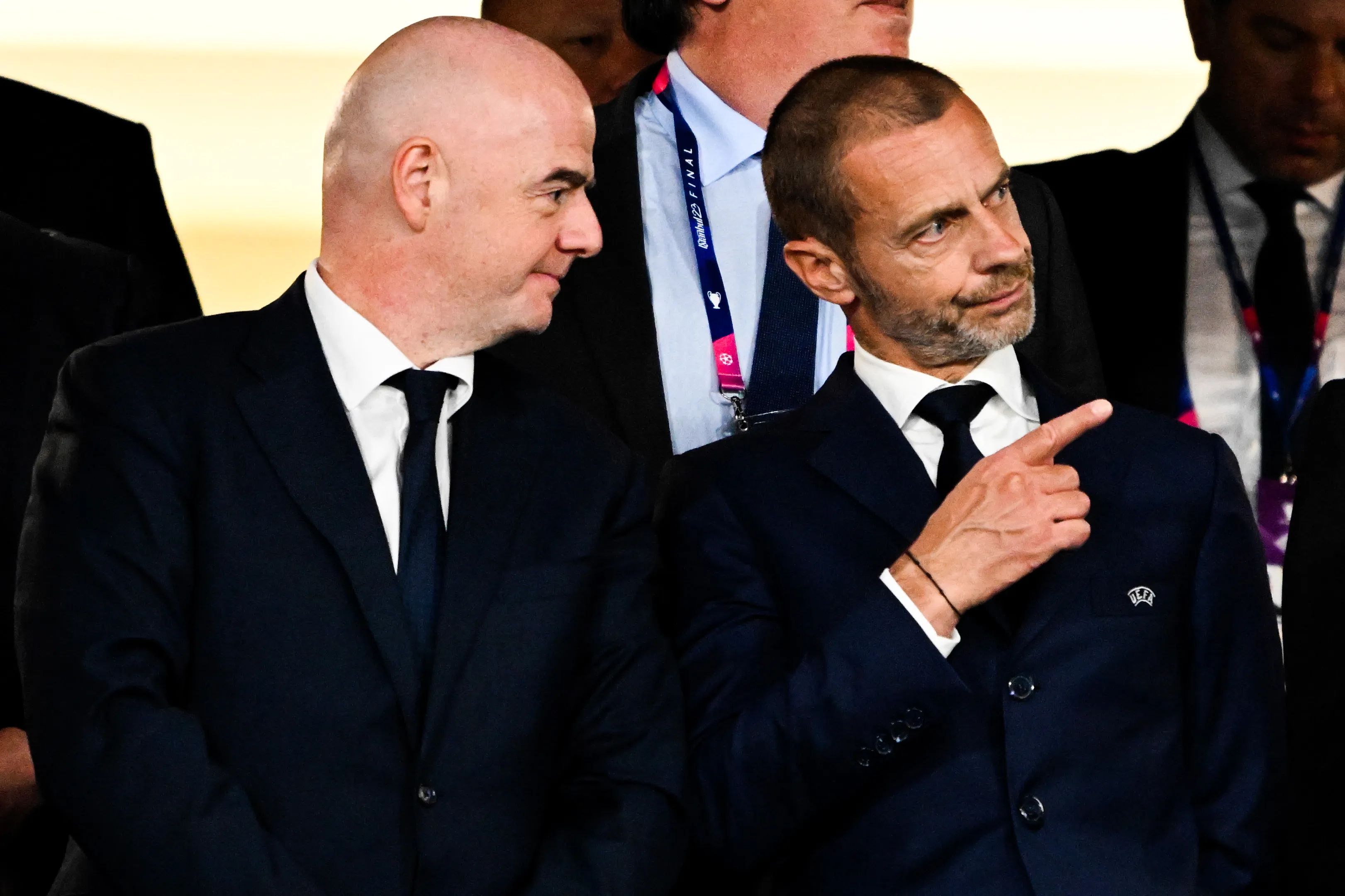 Gianni Infantino et Aleksander Ceferin