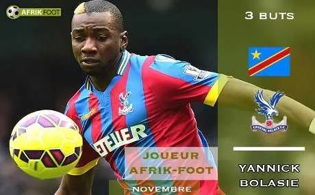 Yannick Bolasie joueur du mois de novembre