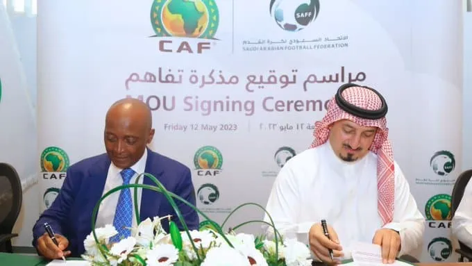 CAF : un accord de 5 ans sign&eacute; avec l&rsquo;Arabie Saoudite (officiel)