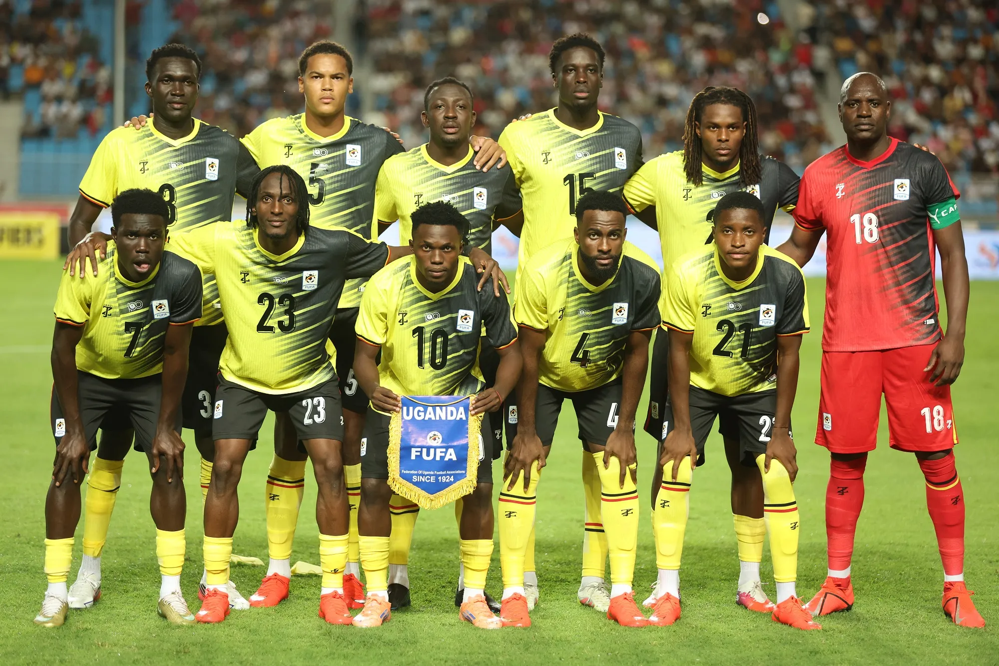 La s&eacute;lection d'Ouganda