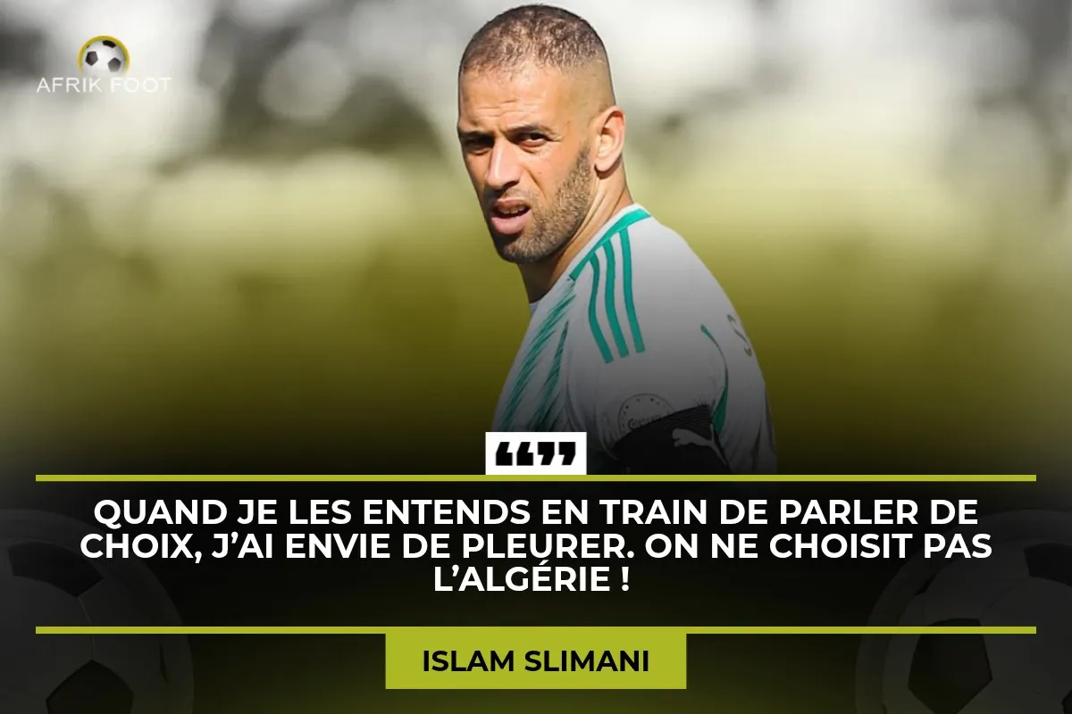 L&rsquo;Alg&eacute;rie divis&eacute;e par la sortie choc d&rsquo;Islam Slimani sur les binationaux