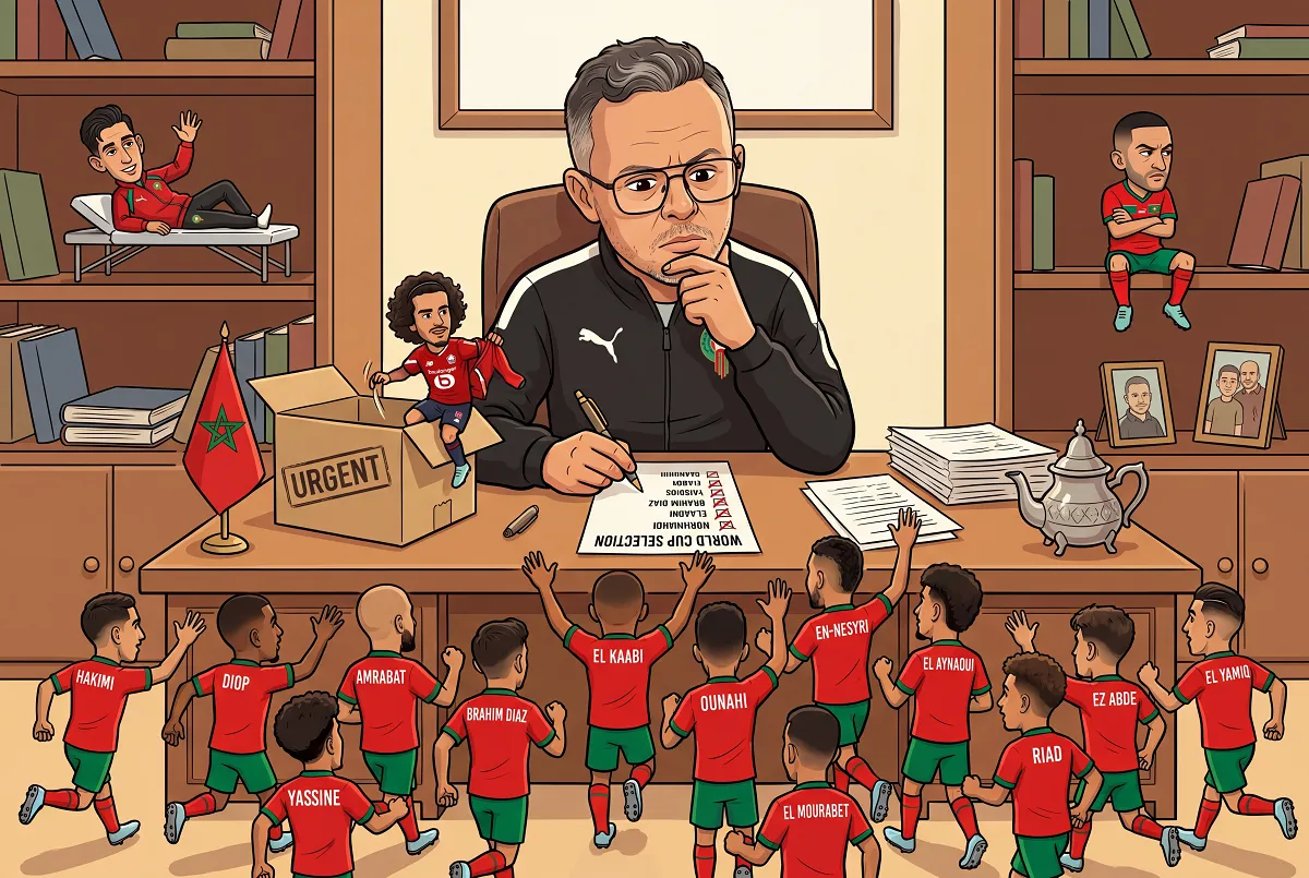 Choisis tes 26 joueurs marocains pour la Coupe du monde 2026