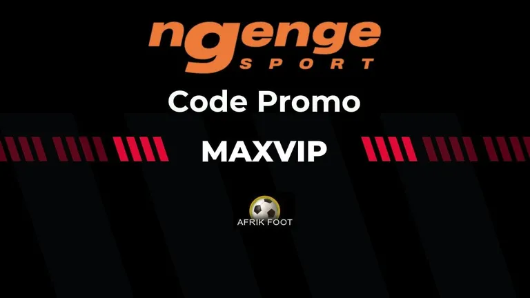 Code promo NgeNge Sport MAXVIP : 500 000 CDF de bonus de bienvenue sur les paris sportifs en 2026