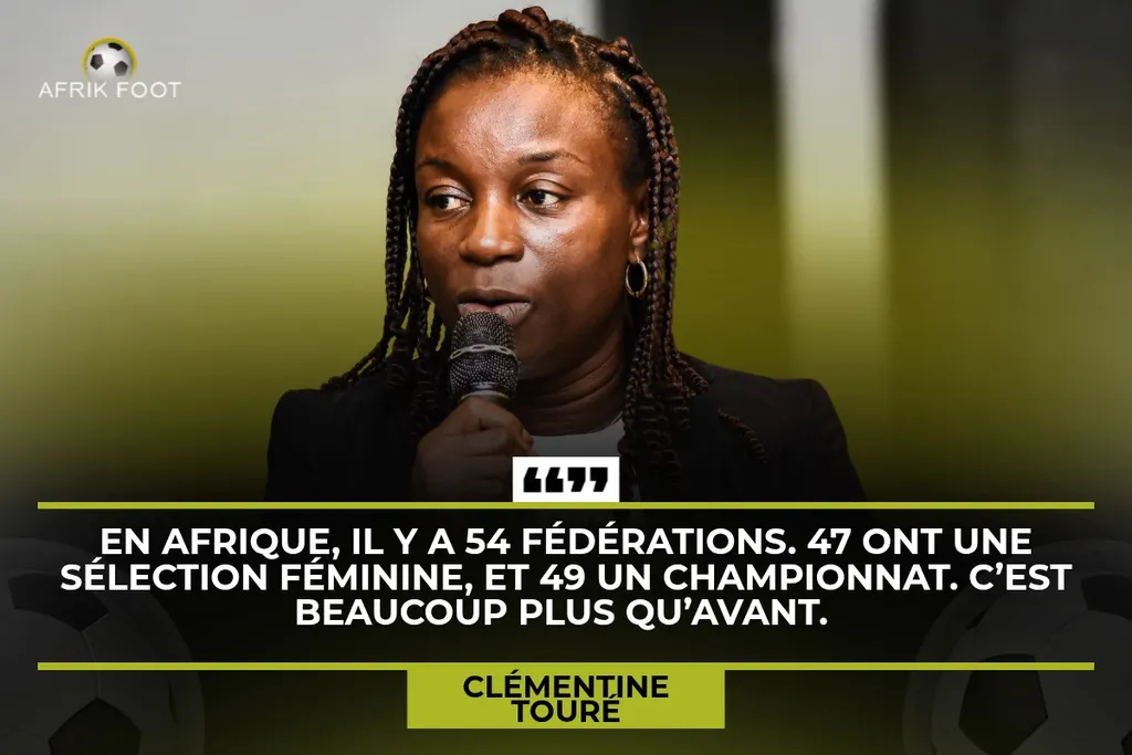Clementine Tour&eacute;, C&ocirc;te d'Ivoire, football f&eacute;minin