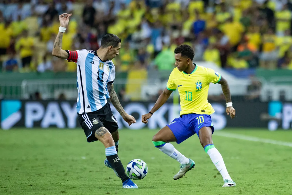 Argentine, Br&eacute;sil, Di Maria, Rodrygo