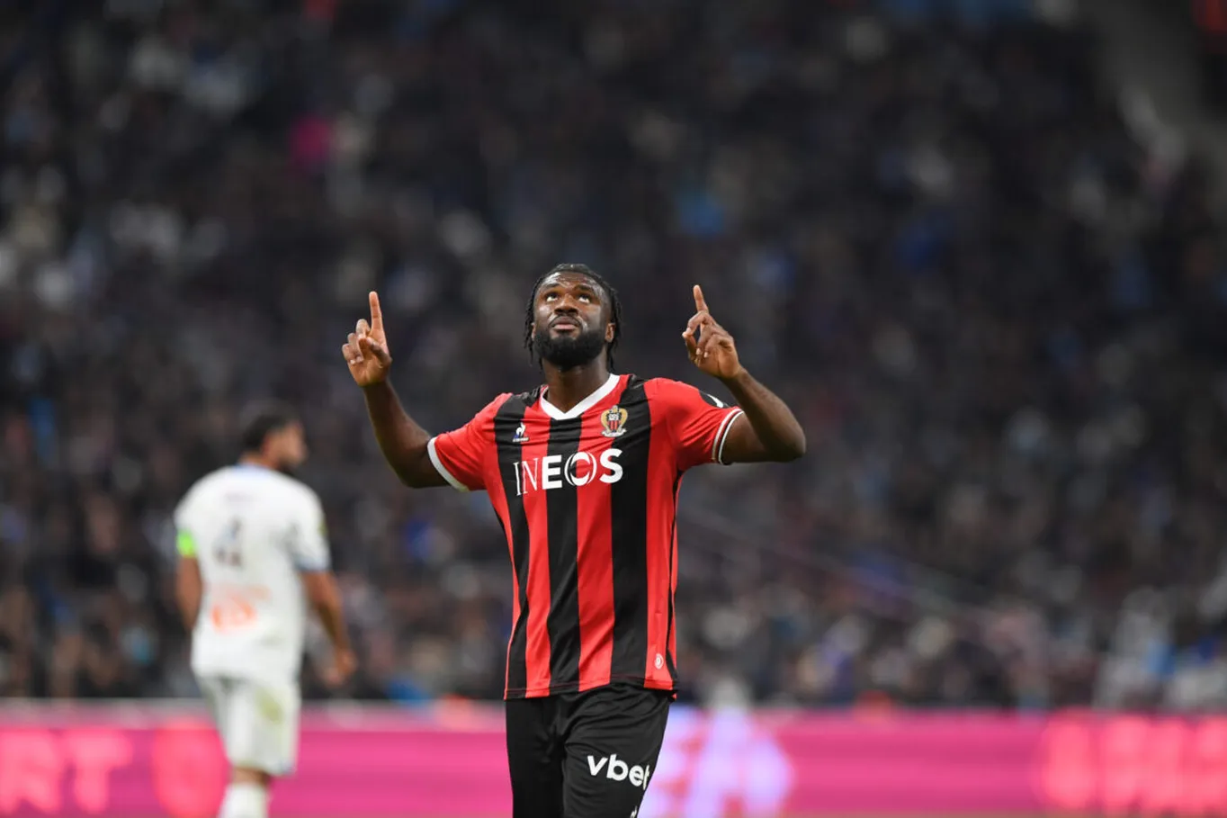 Terem Moffi nets 11th Ligue 1 goal of the season as Nice hold Marseille