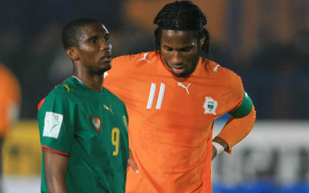 Samuel Eto'o, Didier Drogba, C&ocirc;te d'Ivoire, Cameroun, CAN 2006