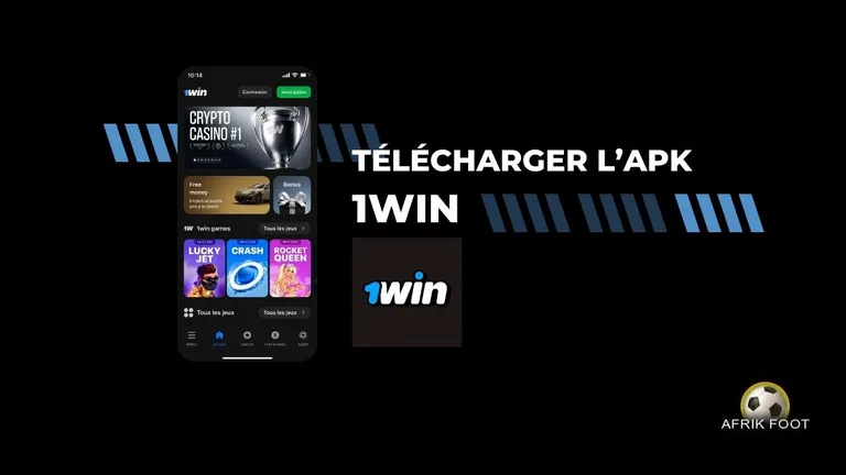 T&eacute;l&eacute;charger 1win APK gratuit sur Android et iPhone en Afrique