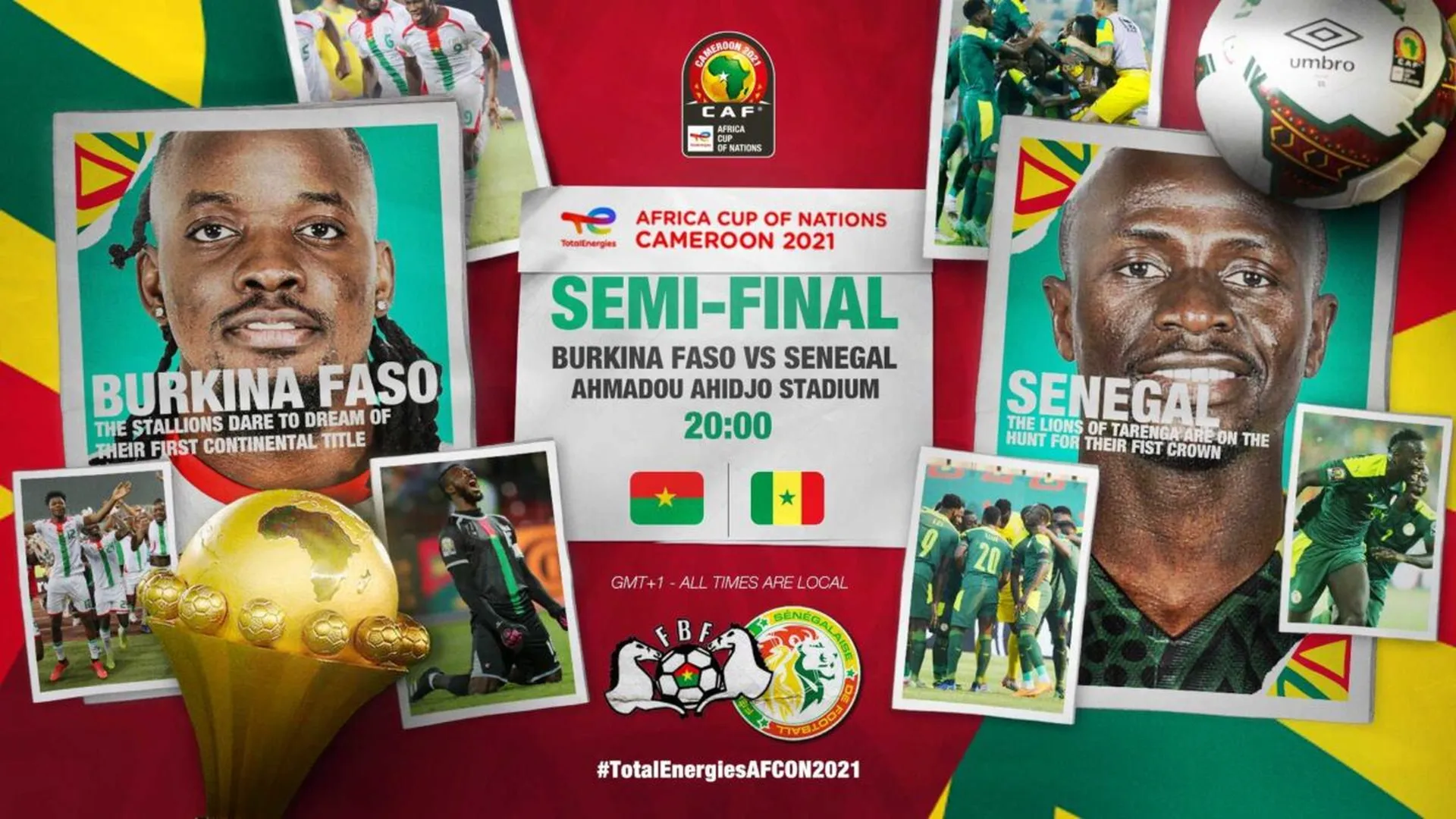 CAN 2021&nbsp;: Burkina Faso-S&eacute;n&eacute;gal, qui ira en finale&nbsp;?