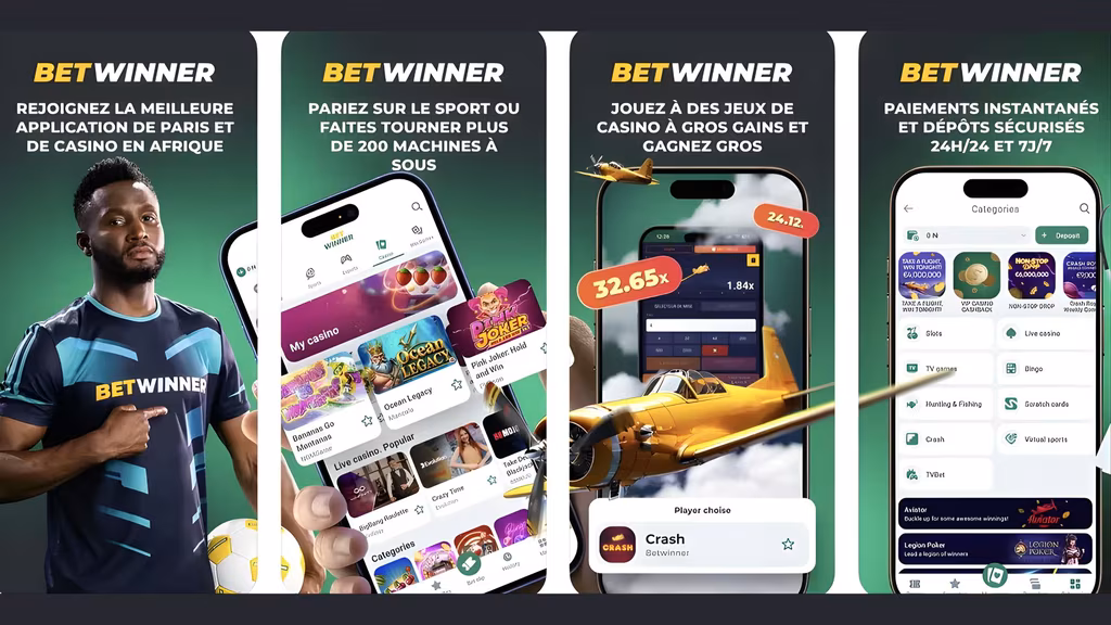 La Betwinner apk ios est disponible dans certains pays d'Afrique seulement.