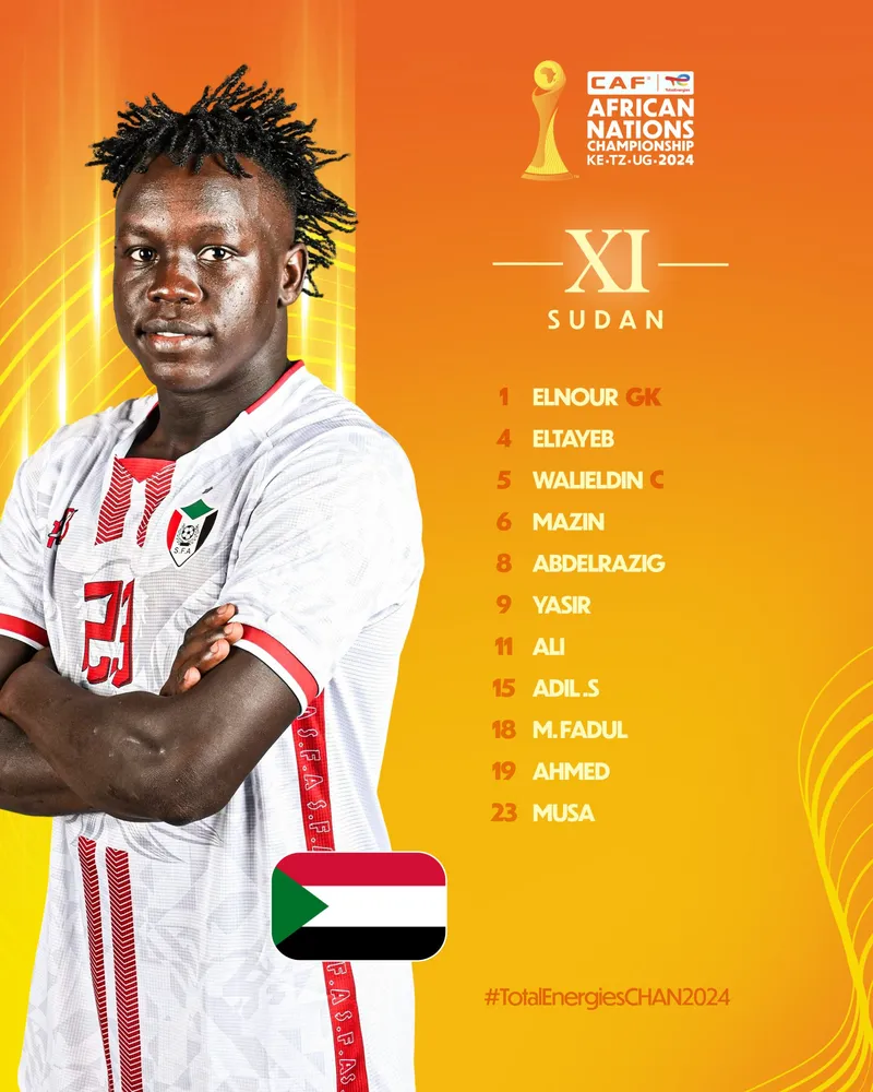 Compo Soudan A&rsquo; contre Nigeria A&rsquo; CHAN 2025