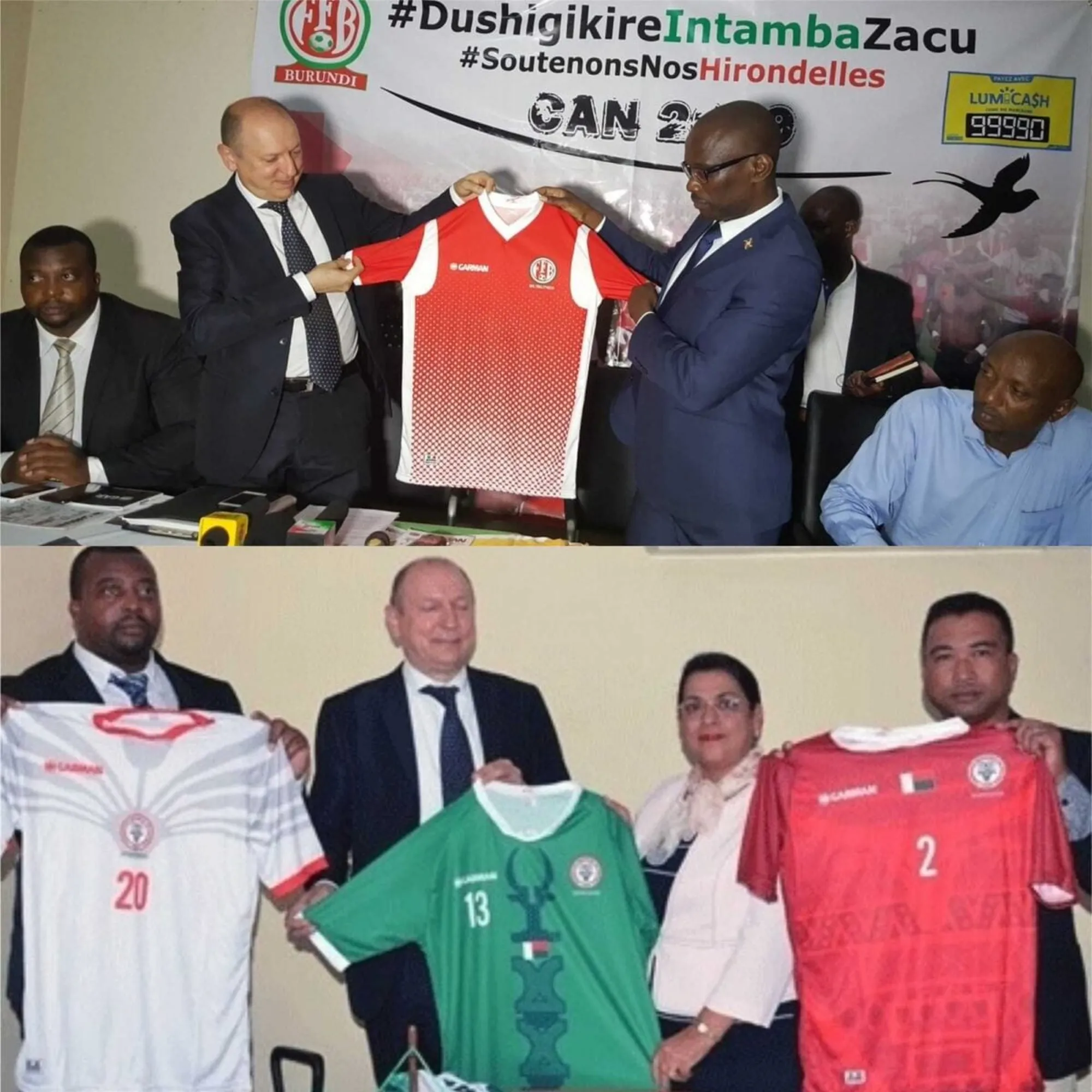 CAN 2019&nbsp;: nouvel &eacute;quipementier et nouveau maillot pour Madagascar et le Burundi&nbsp;!