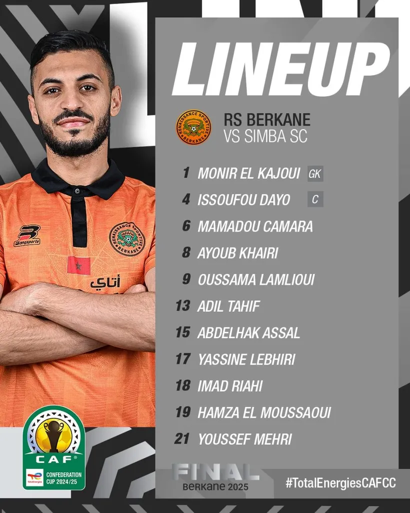 Compo de Berkane contre Simba