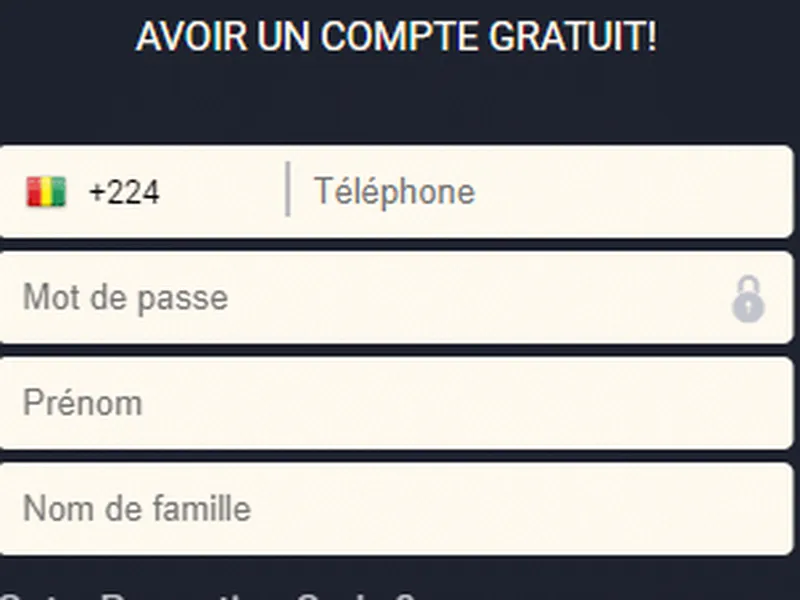 Inscription Yellowbet avec le code promo 