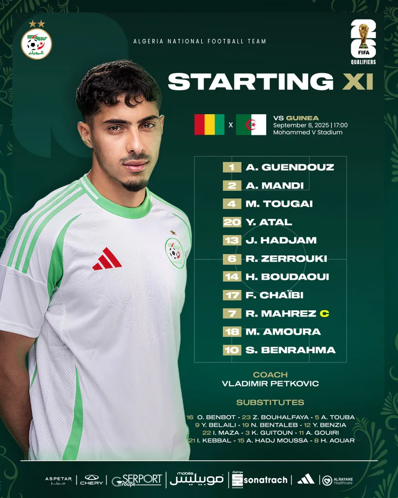 Compo Algérie contre Guinée