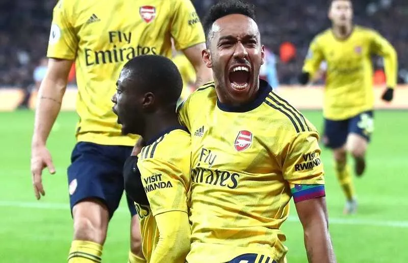 Arsenal&nbsp;: le duo P&eacute;p&eacute;-Aubameyang renverse West Ham&nbsp;!