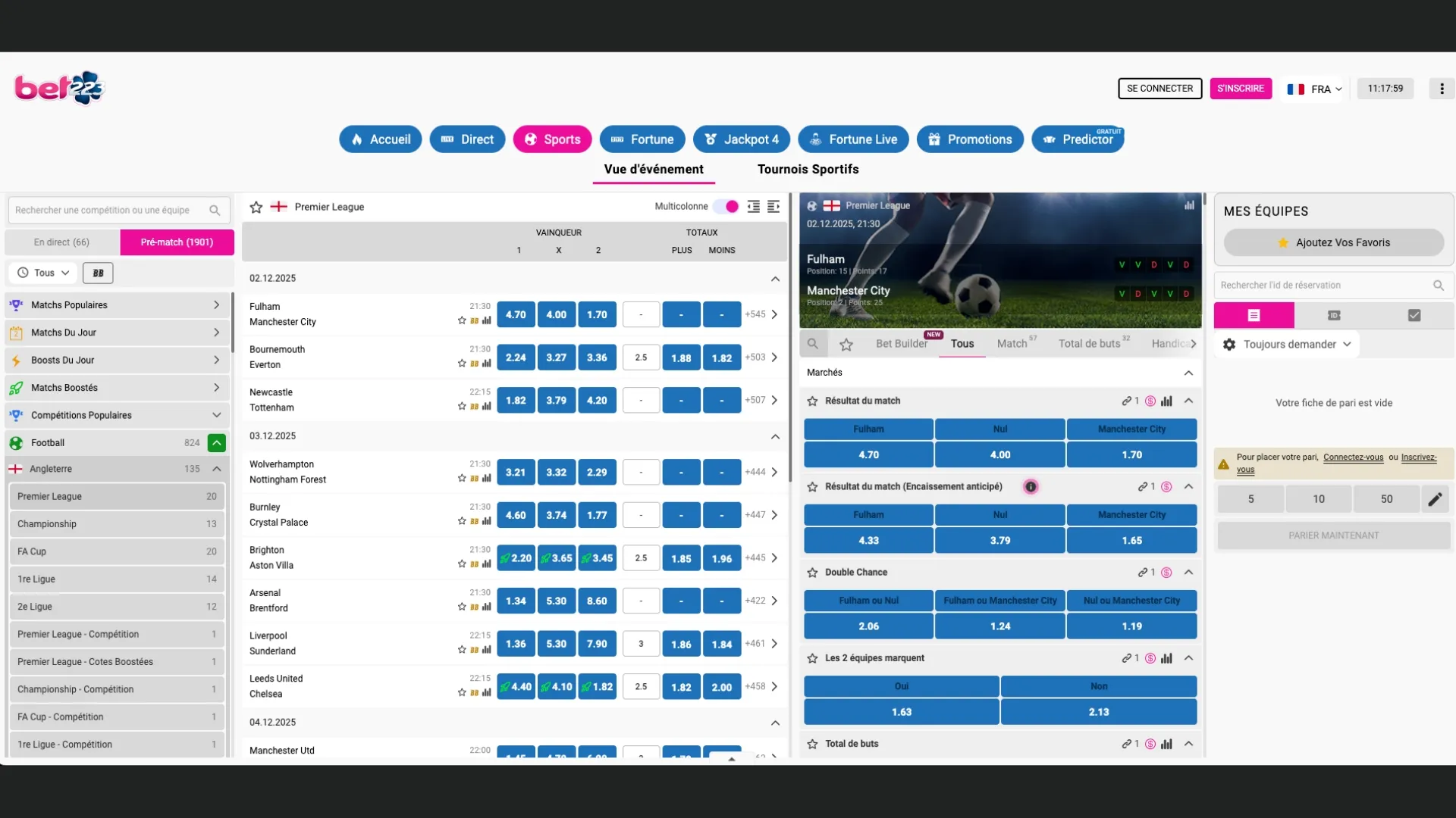 Jouez sur le Mondial de la FIFA avec Bet223, l'un des meilleurs sites de pari au Mali