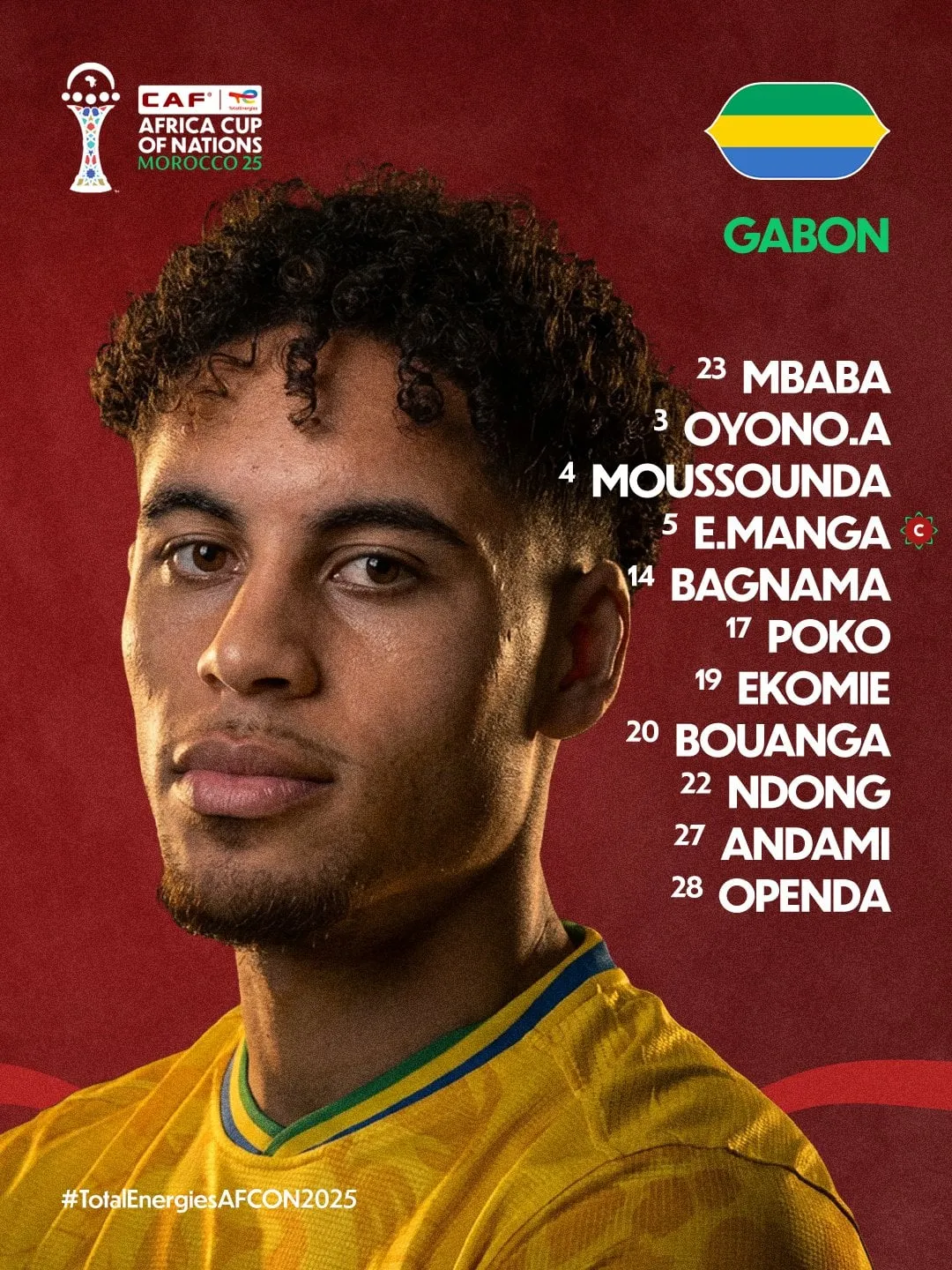 Compo Gabon contre Cameroun