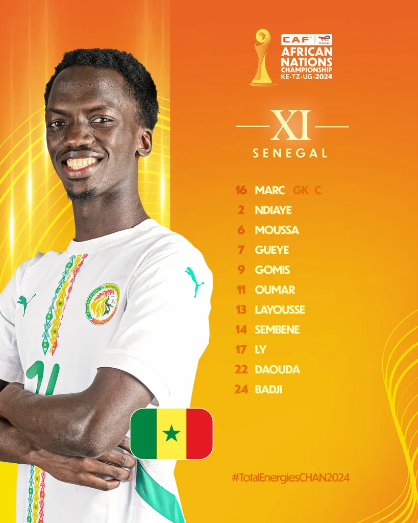 Compo Sénégal contre Soudan CHAN 2025