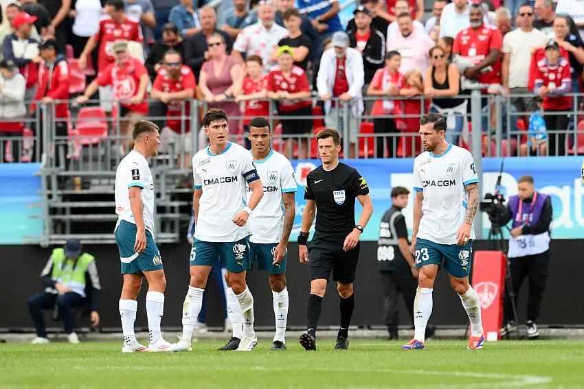 OM Olympique de Marseille Mason Greenwood Pierre-Emile Hojberg 