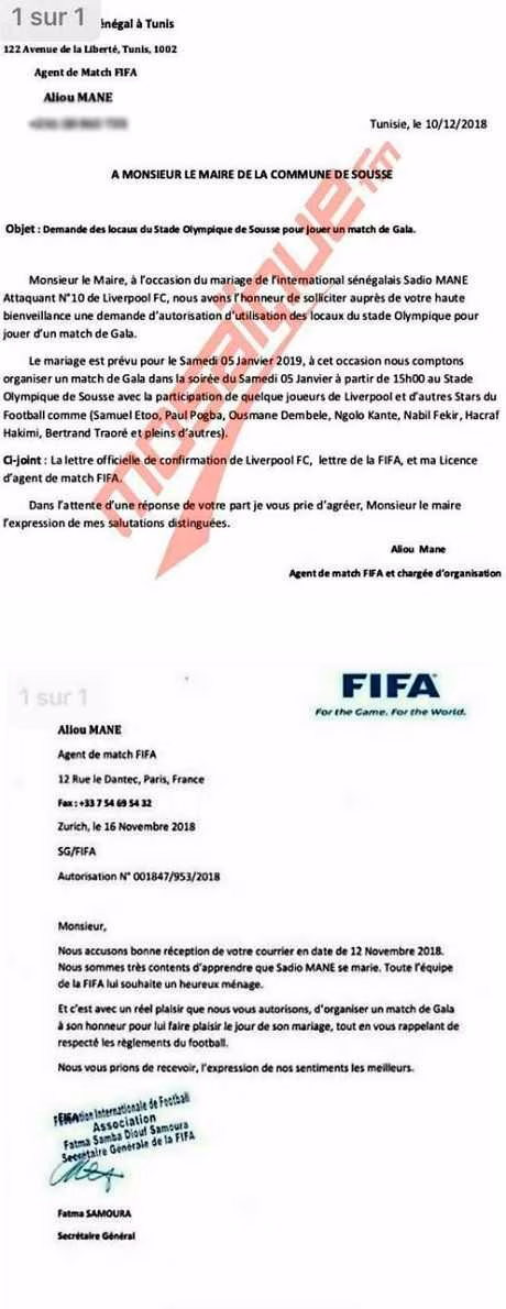 S&eacute;n&eacute;gal : mariage en Tunisie, match de gala&hellip; Man&eacute; d&eacute;ment tout !