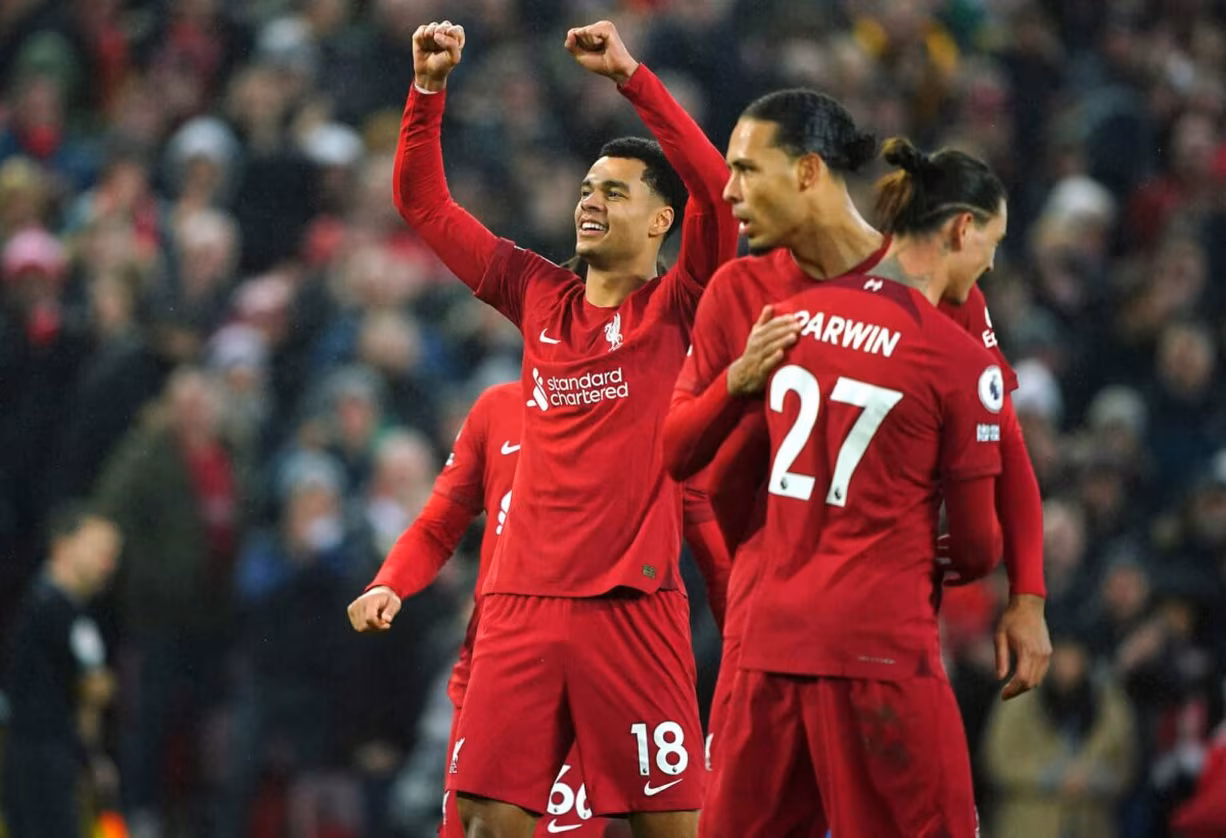 Nunez Gakpo Van Dijk Liverpool