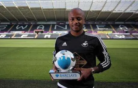 Andr&eacute; Ayew, joueur du mois en Premier League
