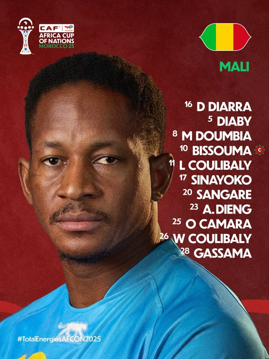 Compo Mali contre Maroc