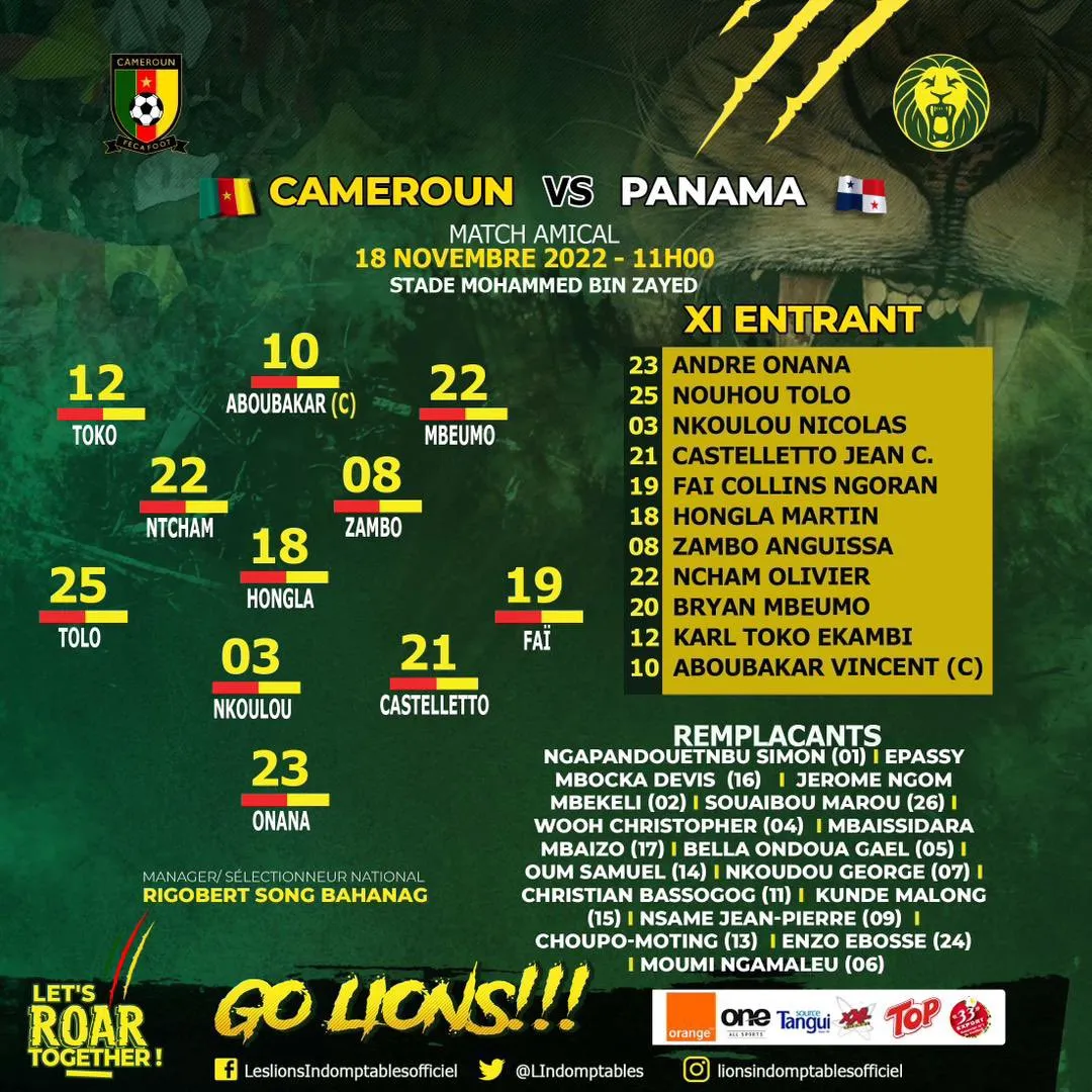 Compo Cameroun-Panama