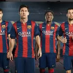 Bar&ccedil;a : Le nouveau maillot domicile pr&eacute;sent&eacute; avec Dongou