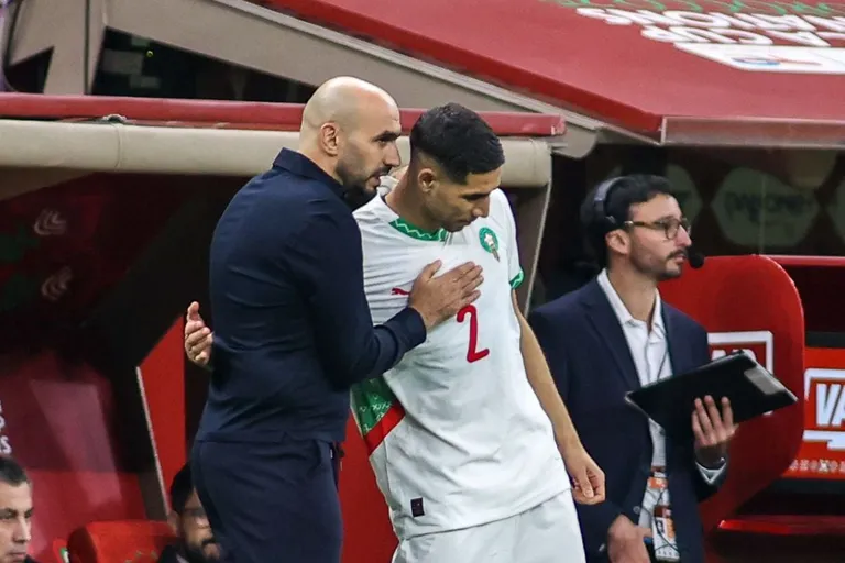 Maroc : &ldquo;Hakimi porteur de r&ecirc;ve&rdquo;, la d&eacute;claration d&rsquo;amour enflamm&eacute;e de Regragui