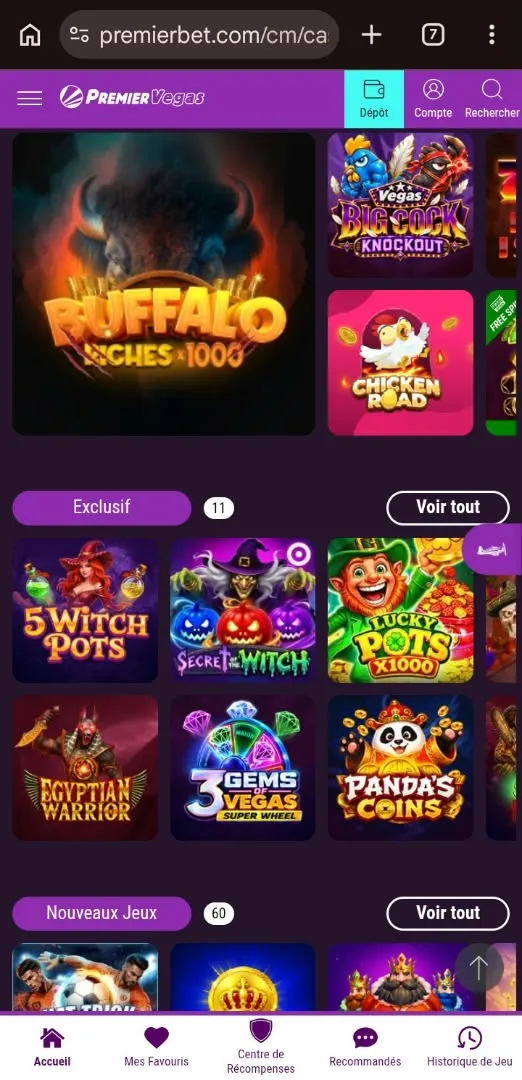 Notre avis sur le casino de Premier Bet