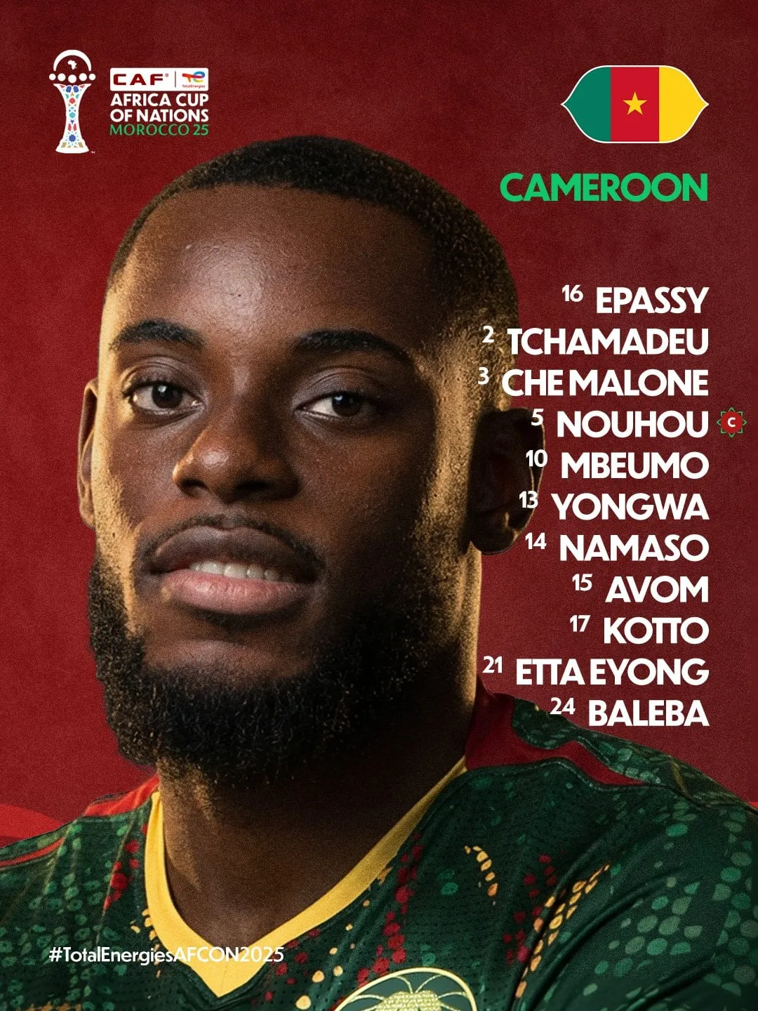 Compo Cameroun contre Gabon