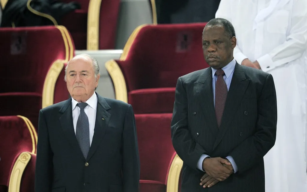 Joseph Sepp Blatter, Issa Hayatou, CAF, FIFA