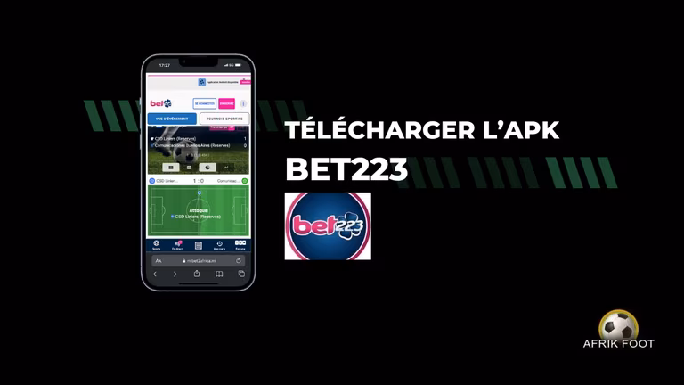 T&eacute;l&eacute;charger l&rsquo;APK Bet223 gratuitement sur mobile via iOS et Android
